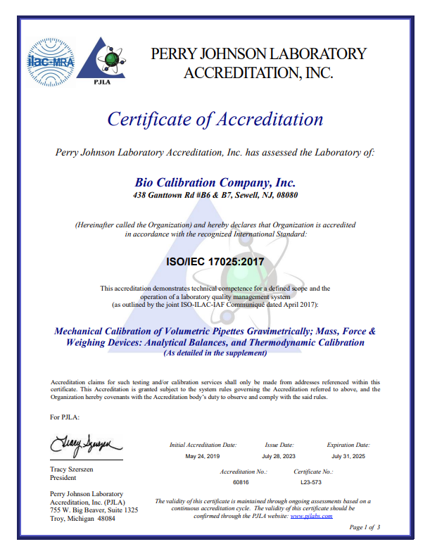 Certificate of Accreditation ISO thumbnail